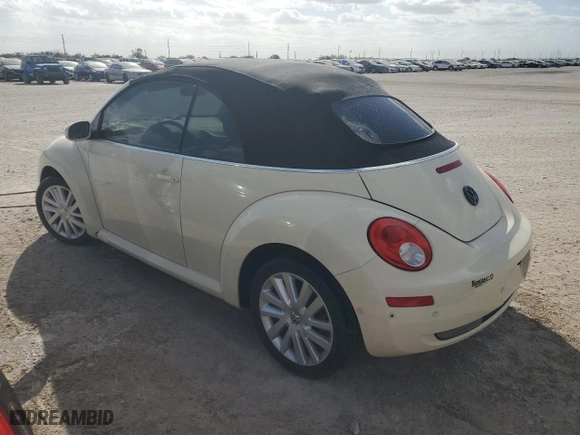 2008 Volkswagen New Beetle Convertible SE with VIN 3VWRG31Y88M403416, listed as a Copart auction lot 80187384 with 45,886 mi miles and Non Repairable. Bid and sale history available at carsss.com. Image 2.