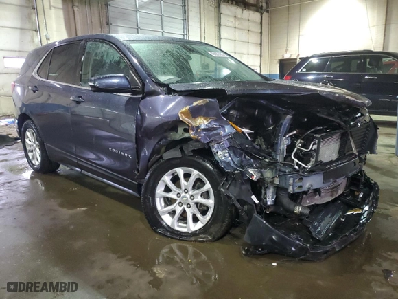 2018 Chevrolet Equinox LT with VIN 3GNAXJEV9JS528566, listed as a Copart auction lot 46689765 with 0 mi miles and Clean Title. Bid and sale history available at carsss.com. Image 4.