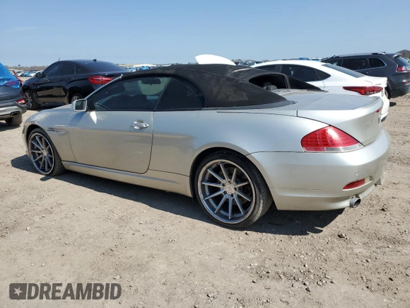 2006 BMW 6 Series 650Ci z VIN WBAEK13416CN78990, wystawiony jako Copart lot #47316205 z przebiegiem 99 173 mil mil oraz Czysty tytuł • Clean title. Historia ofert i sprzedaży dostępna na DreamBid. Obrazek 2.