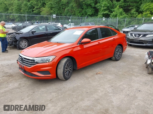 2021 Volkswagen Jetta S with VIN 3VWC57BU9MM013627, listed as a IAAI auction lot 42336470 with 43,370 mi miles and . Bid and sale history available at DreamBid. Image 17.