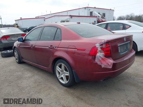 2005 Acura TL with VIN 19UUA66205A021637, listed as a IAAI auction lot 41827412 with 228,904 mi miles. Bid and sale history available at carsss.com. Image 3.