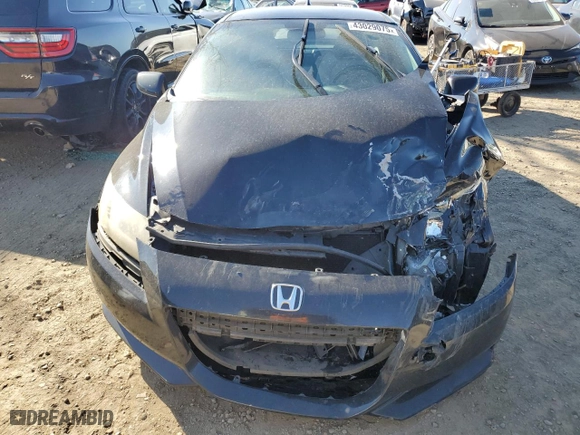2012 Honda CR-Z EX with VIN JHMZF1D65CS000495, listed as a Copart auction lot 43029075 with 190,360 mi miles and Salvage Title. Bid and sale history available at carsss.com. Image 5.