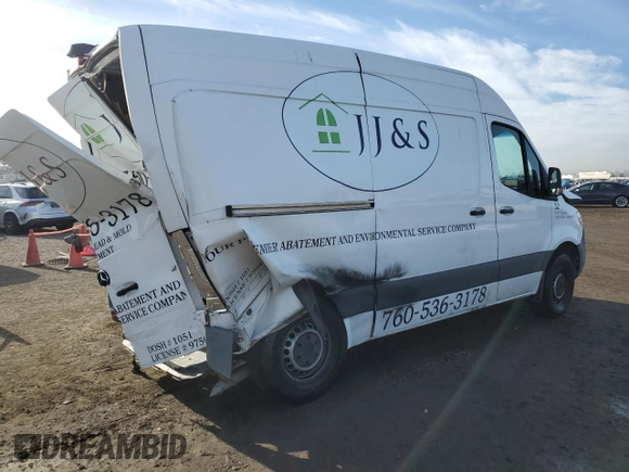 2020 Mercedes-Benz Sprinter with VIN W1W4EBHY6LT027171, listed as a Copart auction lot 81940354 with Not Provided miles and Salvage Title. Bid and sale history available at DreamBid. Image 3.