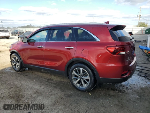 2019 Kia Sorento EX Sport with VIN 5XYPH4A58KG463994, listed as a Copart auction lot 44378215 with 100,514 mi miles and Salvage title. Bid and sale history available at DreamBid. Image 2.