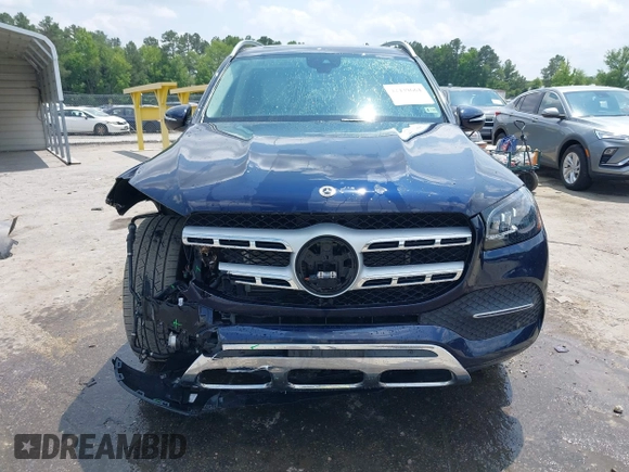 2022 Mercedes-Benz GLS 450 with VIN 4JGFF5KE7NA658975, listed as a IAAI auction lot 42439664 with 52,431 mi miles and . Bid and sale history available at DreamBid. Image 12.