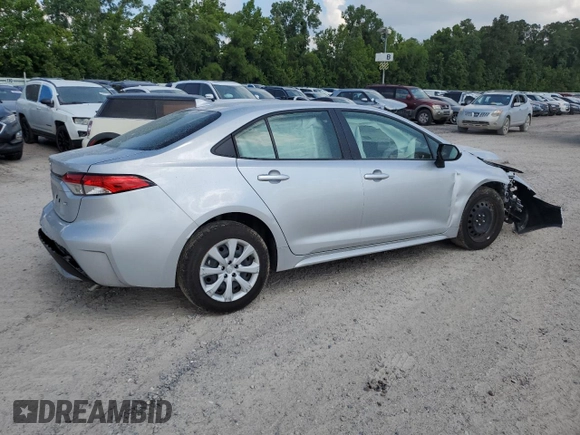 2022 Toyota Corolla LE with VIN JTDEPMAE6N3030161, listed as a Copart auction lot 58030254 with 8,842 mi miles and Non Repairable. Bid and sale history available at carsss.com. Image 3.