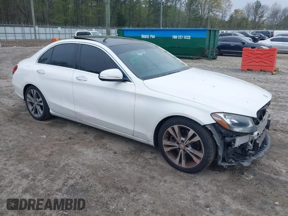 2015 Mercedes-Benz C 300 with VIN 55SWF4JB0FU085110, listed as a IAAI auction lot 41878764 with 115,326 mi miles and . Bid and sale history available at carsss.com. Image 1.