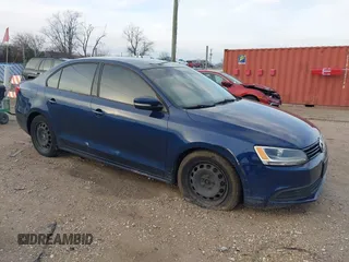 2011 Volkswagen Jetta SE with VIN 3VWDX7AJ6BM395036, listed as a IAAI auction lot 41221262 with 136,646 mi miles and . Bid and sale history available at DreamBid. Image 1.