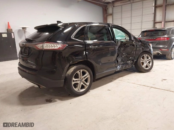 2018 Ford Edge Titanium with VIN 2FMPK4K97JBB74784, listed as a IAAI auction lot 41295201 with 124,998 mi miles. Bid and sale history available at carsss.com. Image 4.