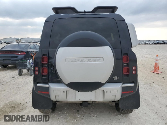 2020 Land Rover Defender HSE with VIN SALE9EEU9L2024965, listed as a Copart auction lot 45340185 with 49,705 mi miles and Salvage title. Bid and sale history available at DreamBid. Image 6.