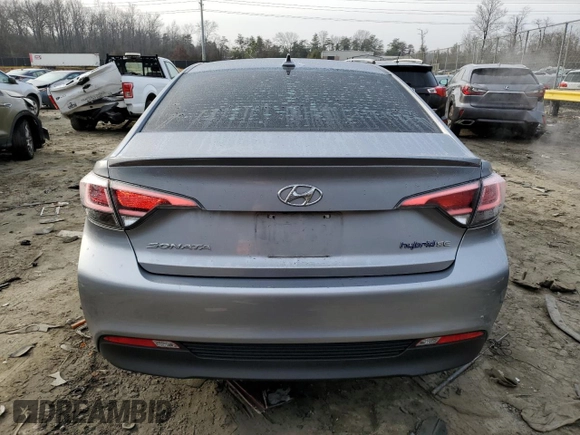 2016 Hyundai Sonata Hybrid SE with VIN KMHE24L10GA026027, listed as a Copart auction lot 36544383 with 97,939 mi miles. Bid and sale history available at carsss.com. Image 6.