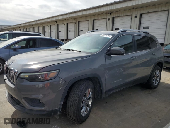 2020 Jeep Cherokee Latitude Plus with VIN 1C4PJMLBXLD617175, listed as a Copart auction lot 50235775 with 119,508 mi miles and Salvage Title. Bid and sale history available at DreamBid. Image 1.