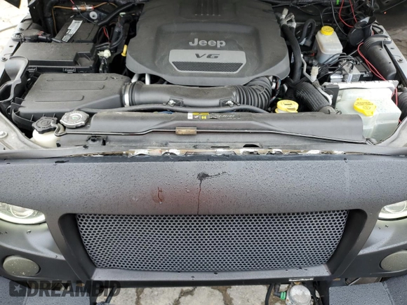 2018 Jeep Wrangler JK Unlimited Sport S with VIN 1C4HJWDGXJL837610, listed as a Copart auction lot 79299724 with 101,437 mi miles and Salvage Title. Bid and sale history available at carsss.com. Image 12.