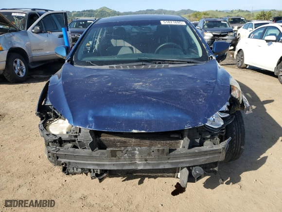 2016 Hyundai Elantra SE with VIN KMHDH4AE5GU601138, listed as a Copart auction lot 51821695 with 150,959 mi miles and Salvage Title. Bid and sale history available at carsss.com. Image 5.