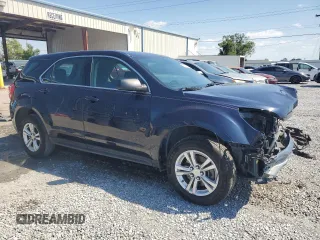 2017 Chevrolet Equinox LS with VIN 2GNALBEK5H1530800, listed as a Copart auction lot 52410655 with 107,724 mi miles and Salvage Title. Bid and sale history available at carsss.com. Image 4.