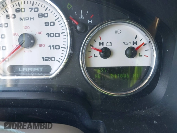 2004 Ford F-150 XLT with VIN 1FTPW14514KB47463, listed as a IAAI auction lot 42743572 with 211,006 mi miles and . Bid and sale history available at DreamBid. Image 7.