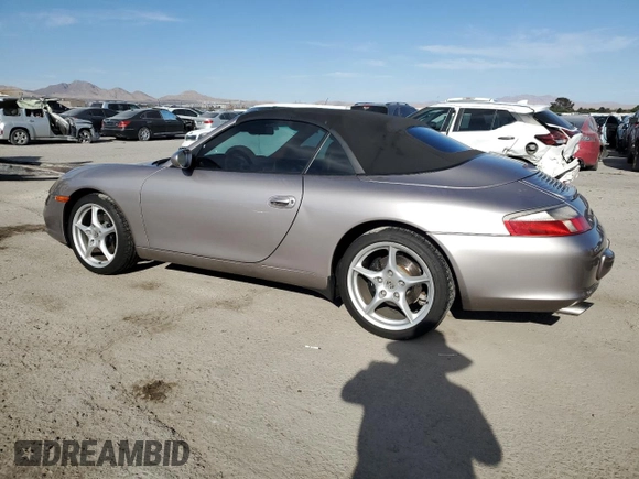 2003 Porsche 911 Carrera with VIN WP0CA29943S652331, listed as a Copart auction lot 50918655 with 57,479 mi miles and Salvage Title. Bid and sale history available at carsss.com. Image 2.