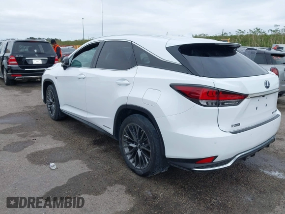 2021 Lexus RX with VIN 2T2YGMDA3MC062783, listed as a IAAI auction lot 40504359 with 34,319 mi miles. Bid and sale history available at carsss.com. Image 3.