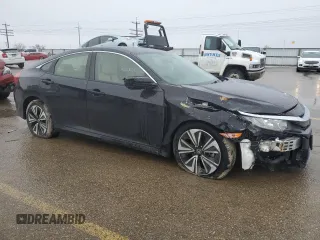 2018 Honda Civic Sedan EX-T with VIN JHMFC1F36JX010967, listed as a Copart auction lot 45357525 with 55,804 mi miles and Salvage Title. Bid and sale history available at carsss.com. Image 4.