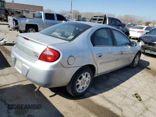 2004 Dodge Neon SXT with VIN 1B3ES56C34D551974, listed as a Copart auction lot 46829235 with 212,829 mi miles and Salvage Title. Bid and sale history available at DreamBid. Image 3.