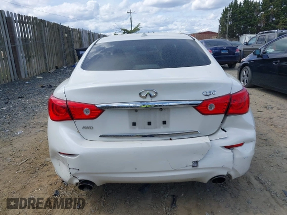 2017 Infiniti Q50 Premium with VIN JN1EV7AR6HM839042, listed as a IAAI auction lot 41923341 with 140,132 mi miles and . Bid and sale history available at carsss.com. Image 17.