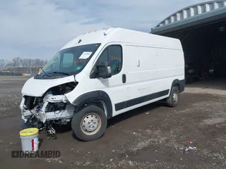 2023 Ram ProMaster Cargo with VIN 3C6MRVHG1PE543548, listed as a IAAI auction lot 41616864 with 41,453 mi miles. Bid and sale history available at carsss.com. Image 18.