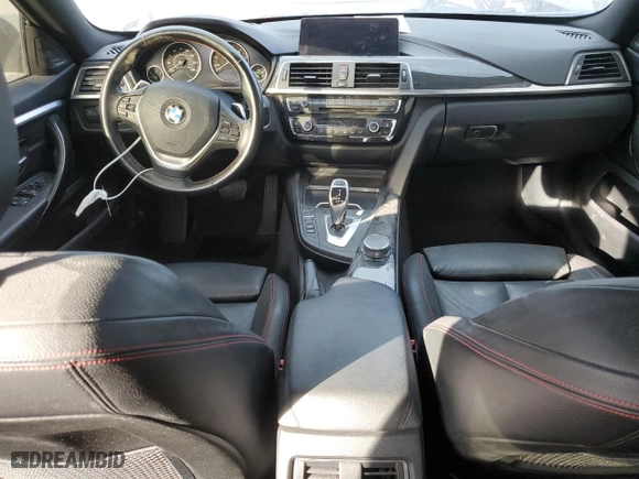 2019 BMW 4 Series 430i with VIN WBA4J1C59KBM13700, listed as a Copart auction lot 80185504 with 0 mi miles and Salvage Title. Bid and sale history available at carsss.com. Image 8.