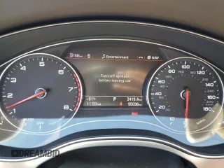 2016 Audi A7 3.0 Premium Plus with VIN WAUWGAFC4GN019254, listed as a Copart auction lot 61287554 with 95,036 mi miles and Salvage Title. Bid and sale history available at carsss.com. Image 9.