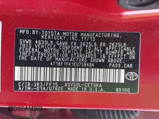 2014 Toyota Camry L with VIN 4T1BF1FK1EU758494, listed as a IAAI auction lot 42127661 with 242,112 mi miles. Bid and sale history available at carsss.com. Image 9.