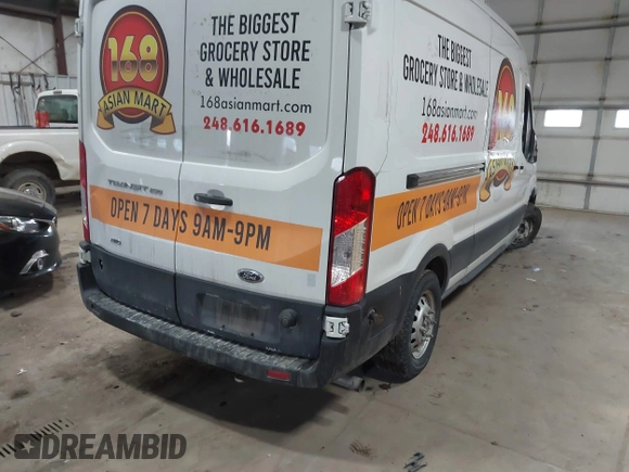 2020 Ford Transit Cargo z VIN 1FTBR2C81LKA68599, wystawiony jako IAAI lot #41381157 z przebiegiem 63 382 mil mil oraz . Historia ofert i sprzedaży dostępna na DreamBid. Obrazek 4.