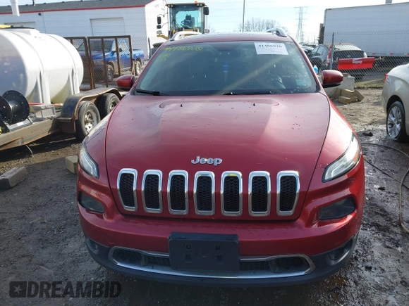 2015 Jeep Cherokee Limited with VIN 1C4PJLDS8FW516802, listed as a IAAI auction lot 41486920 with 110,911 mi miles and . Bid and sale history available at DreamBid. Image 12.