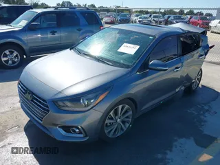 2019 Hyundai Accent Limited with VIN 3KPC34A3XKE069177, listed as a IAAI auction lot 40821291 with 90,855 mi miles. Bid and sale history available at carsss.com. Image 2.
