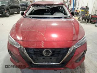 2023 Nissan Sentra SR with VIN 3N1AB8DV8PY297329, listed as a Copart auction lot 52606935 with 9,929 mi miles and Salvage Title. Bid and sale history available at carsss.com. Image 5.