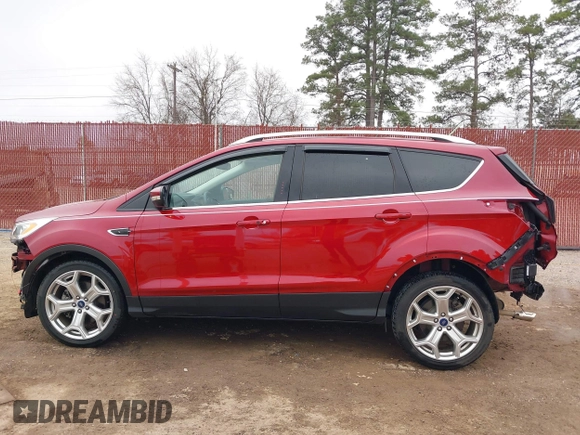 2017 Ford Escape Titanium with VIN 1FMCU0J94HUB01914, listed as a IAAI auction lot 41509707 with 55,827 mi miles. Bid and sale history available at carsss.com. Image 15.