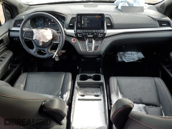2023 Honda Odyssey Sport with VIN 5FNRL6H74PB059230, listed as a Copart auction lot 41531535 with 18,055 mi miles and Salvage Title. Bid and sale history available at carsss.com. Image 8.
