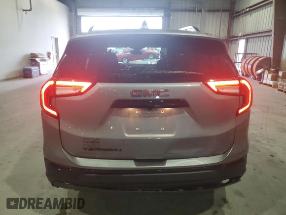 2023 GMC Terrain SLE with VIN 3GKALMEG4PL241960, listed as a Copart auction lot 56607085 with 21,390 mi miles and Non repairable. Bid and sale history available at DreamBid. Image 6.