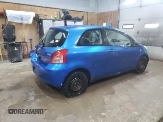 2007 Toyota Yaris with VIN JTDJT923X75098524, listed as a Copart auction lot 53817445 with 170,843 mi miles and Clean Title. Bid and sale history available at carsss.com. Image 3.