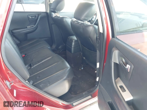 2007 Nissan Murano SL with VIN JN8AZ08W17W646257, listed as a IAAI auction lot 41935488 with 202,225 mi miles and . Bid and sale history available at DreamBid. Image 8.