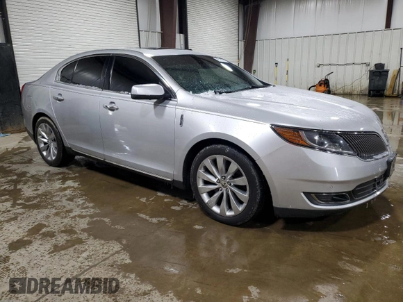 2014 Lincoln MKS with VIN 1LNHL9EKXEG608403, listed as a Copart auction lot 45515075 with 155,508 mi miles and Salvage Title. Bid and sale history available at DreamBid. Image 4.