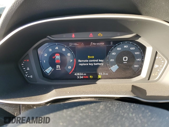 2023 Audi Q3 S line Premium z VIN WA1DECF35P1075264, wystawiony jako Copart lot #88866885 z przebiegiem 42 824 mil mil oraz Szkody całkowita. Historia ofert i sprzedaży dostępna na DreamBid. Obrazek 9.