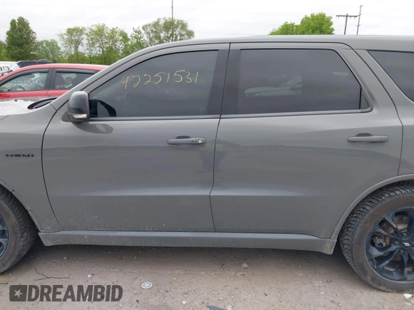 2020 Dodge Durango R/T with VIN 1C4SDJCT2LC433279, listed as a IAAI auction lot 42251531 with 80,631 mi miles and . Bid and sale history available at DreamBid. Image 15.