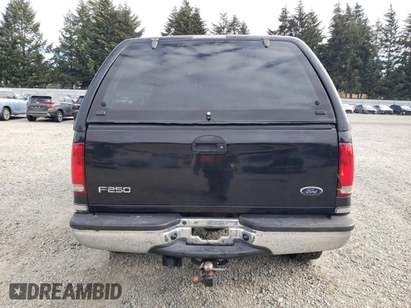 2001 Ford F-250 XL with VIN 3FTNX21F31MA74091, listed as a Copart auction lot 75888254 with 346,139 mi miles and Salvage Title. Bid and sale history available at DreamBid. Image 6.