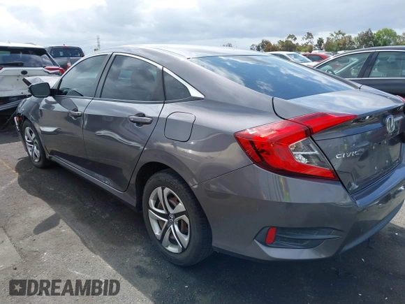 2018 Honda Civic LX with VIN 2HGFC2F58JH514161, listed as a IAAI auction lot 42073133 with 117,658 mi miles. Bid and sale history available at carsss.com. Image 3.