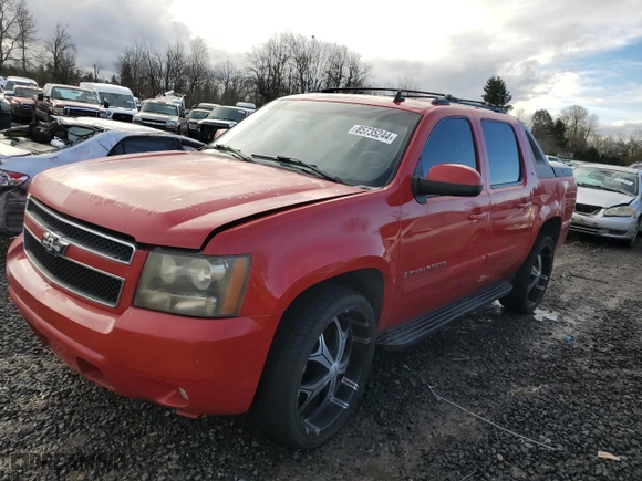 2007 Chevrolet Avalanche LT w/2LT with VIN 3GNEC12J57G319240, listed as a Copart auction lot 85735244 with 157,587 mi miles and Clean Title. Bid and sale history available at carsss.com. Image 1.