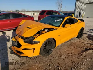 2018 Ford Mustang GT with VIN 1FA6P8CF9J5128915, listed as a Copart auction lot 48433755 with 24,765 mi miles and Salvage title. Bid and sale history available at DreamBid. Image 1.