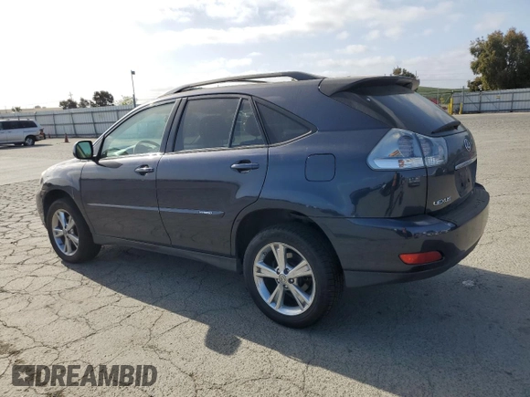 2007 Lexus RX 400h with VIN JTJGW31U572003410, listed as a Copart auction lot 54107905 with 216,972 mi miles and Clean Title. Bid and sale history available at DreamBid. Image 2.