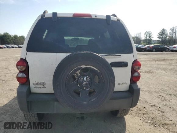 2007 Jeep Liberty Sport with VIN 1J4GL48K67W670575, listed as a Copart auction lot 53596365 with 219,882 mi miles and Salvage Title. Bid and sale history available at carsss.com. Image 6.