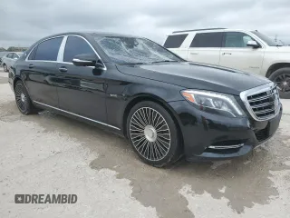 2016 Mercedes-Benz S with VIN WDDUX7GB0GA149841, listed as a Copart auction lot 46060465 with 78,810 mi miles and Salvage Title. Bid and sale history available at DreamBid. Image 4.