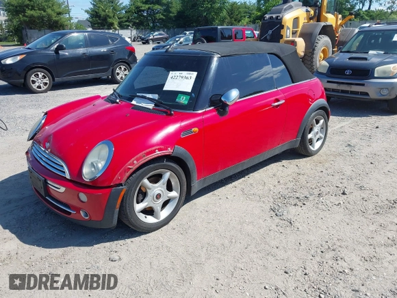 2005 MINI Convertible with VIN WMWRF33445TF62043, listed as a IAAI auction lot 42279363 with 173,067 mi miles and . Bid and sale history available at DreamBid. Image 19.