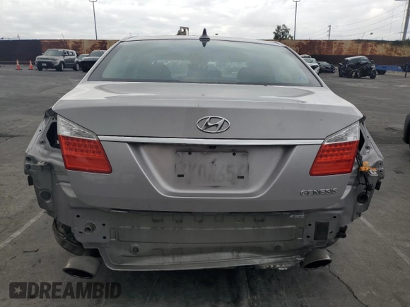 2010 Hyundai Genesis with VIN KMHGC4DE7AU086304, listed as a Copart auction lot 72183134 with 100,597 mi miles and Salvage Title. Bid and sale history available at carsss.com. Image 6.